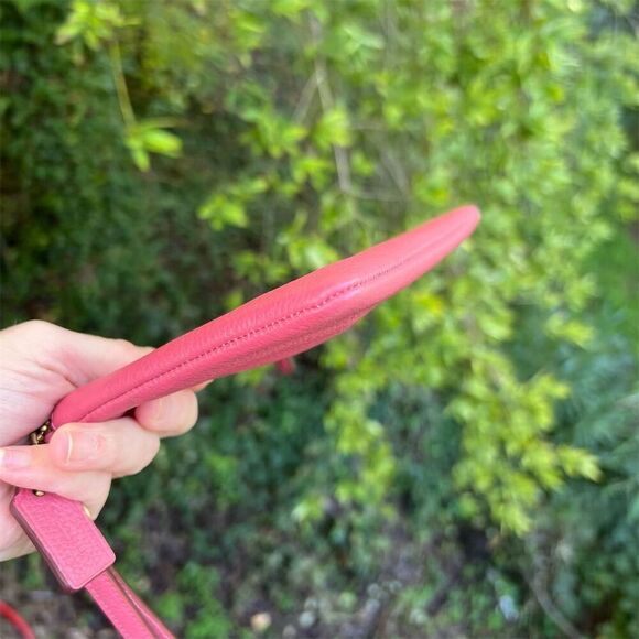 COACH Pebble Leather Wristlet with Detachable Wrist Strap 22962 AUTHENTIC - Picture 7 of 10